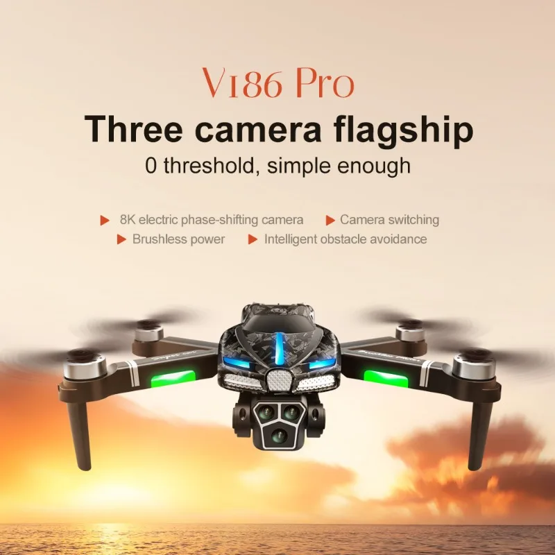 Fpv Drone Charger - New V186 Pro Drone Professional Brushless